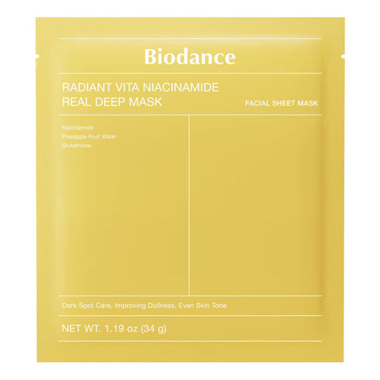Biodance Radiant Vita Niacinamid Maske Aufhellend- Inhalt 1 Niacinamid