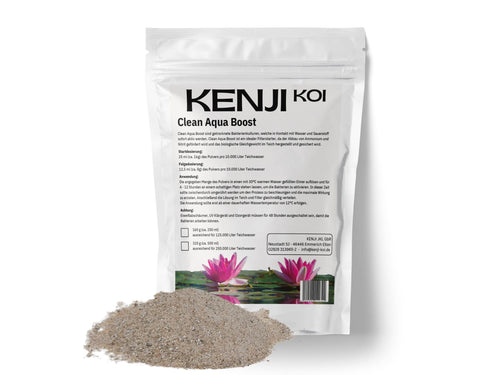 KENJI KOI Clean Aqua Boost Bakterien - Kapazität 160g Behandlung 10k L