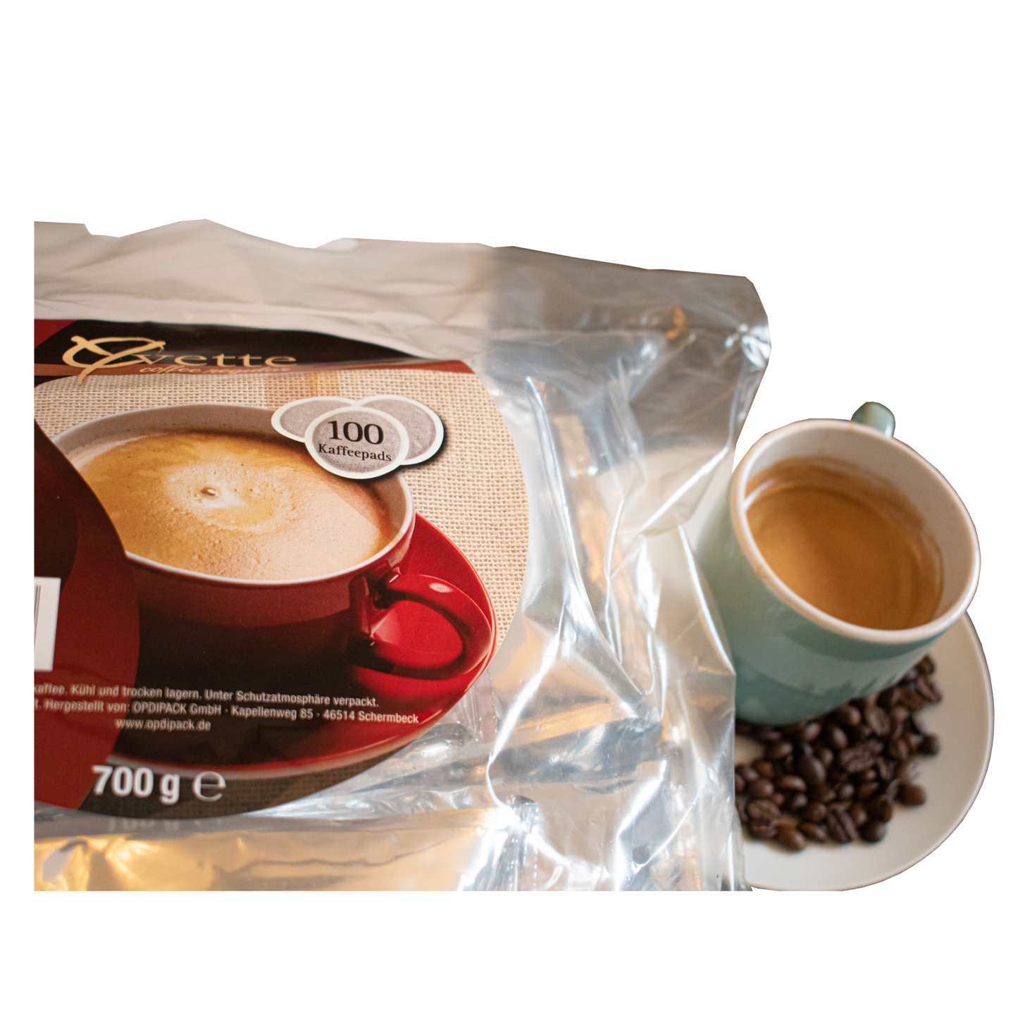 Yvette Kaffee Regular Kaffeepads Vollmundig Aromatisch - Inhalt 100 Pads, 4x25, Geeignet Für Pad-Maschinen