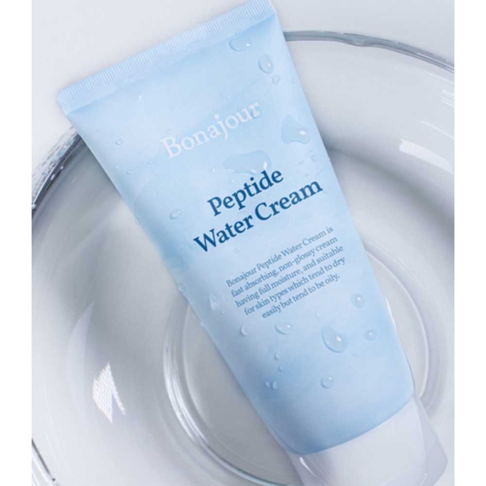 Bonajour Peptide Water Cream Peptidpflege - 100 ml Hyaluronsäure Fettige Haut