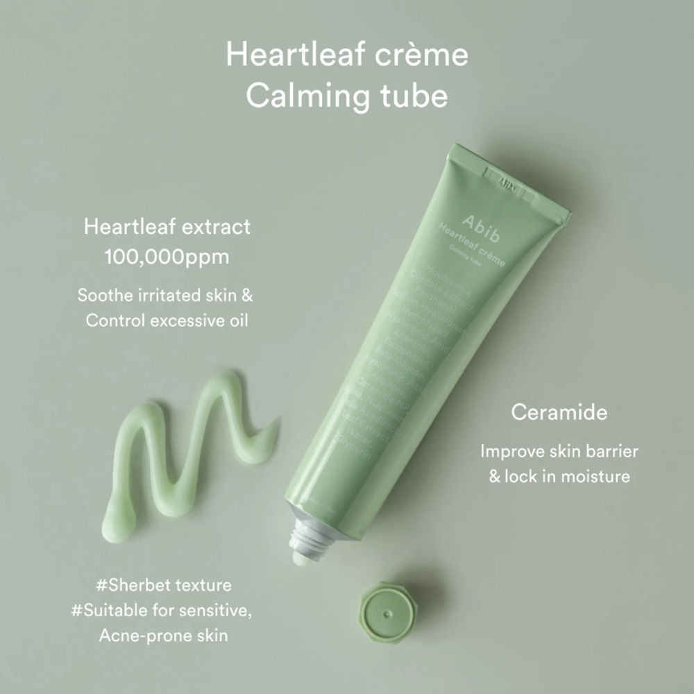 Abib Heartleaf Cream Beruhigende Hautpflege - Hoch Herzblattanteil 75 ml