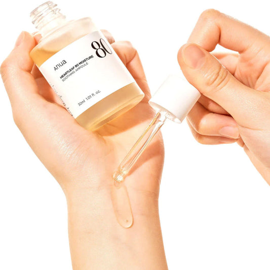Anua Heartleaf Ampoule - Beruhigt Haut - 30 ml, 80% Herzblatt-Extrakt