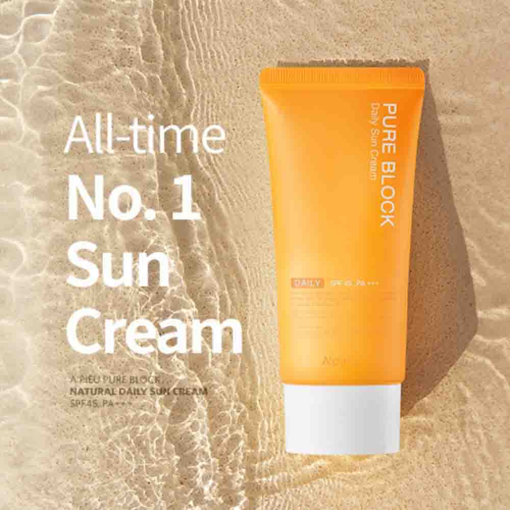 A'PIEU Pure Block Tägliche Sonnencreme Ex SPF50 - 50 ml PA++++