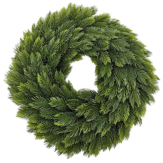 Adventskranz RealTouch Künstlicher Kranz - Ø40 cm Grün