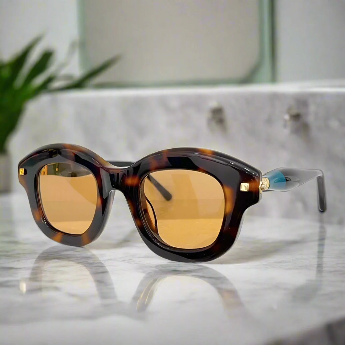 Kuboraum maske J1 premium sunglasses thick acetate classical design lenses