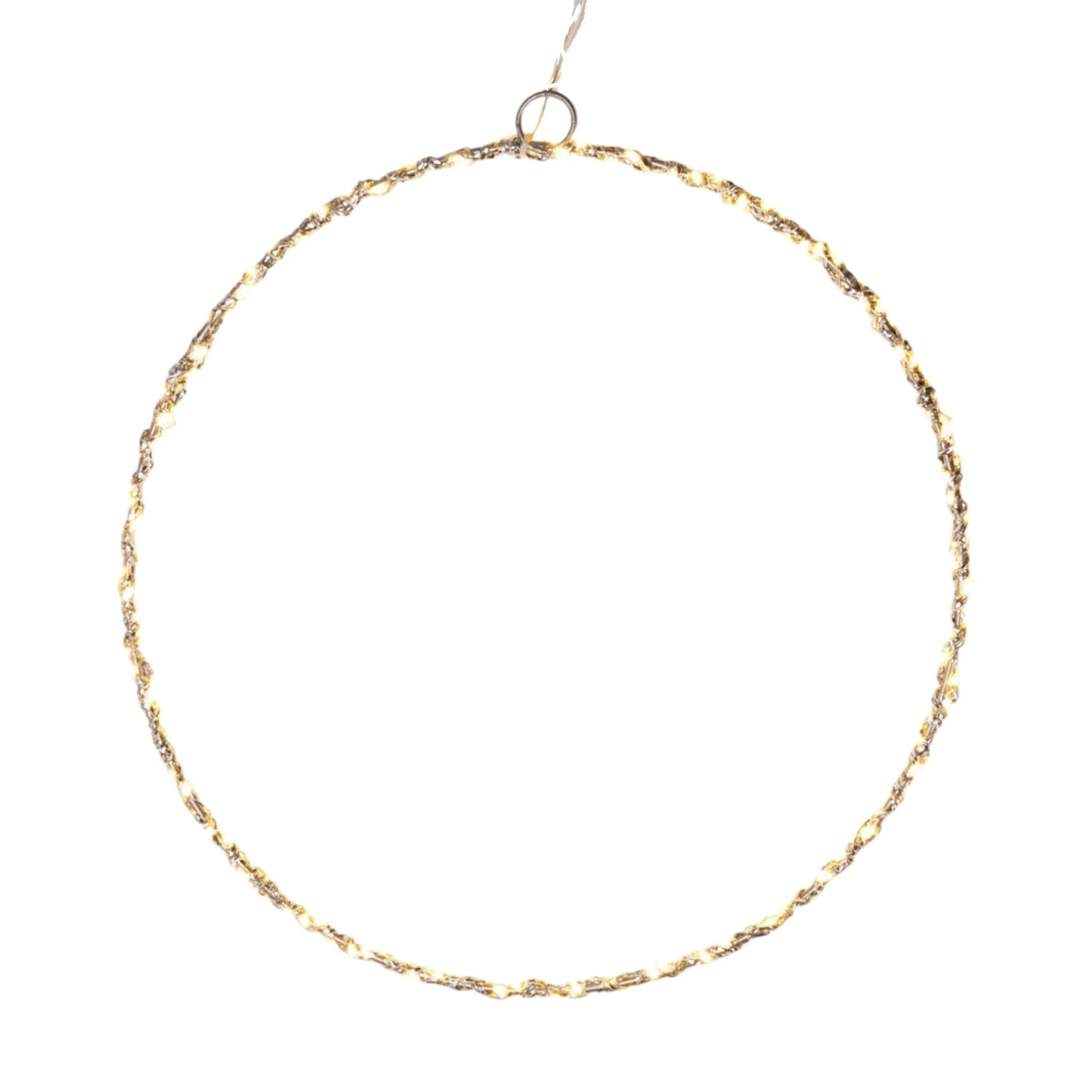 LuminaLED Kranz Batteriebetrieben Mit Timer - 120 LED, 30 Cm Warmweiß