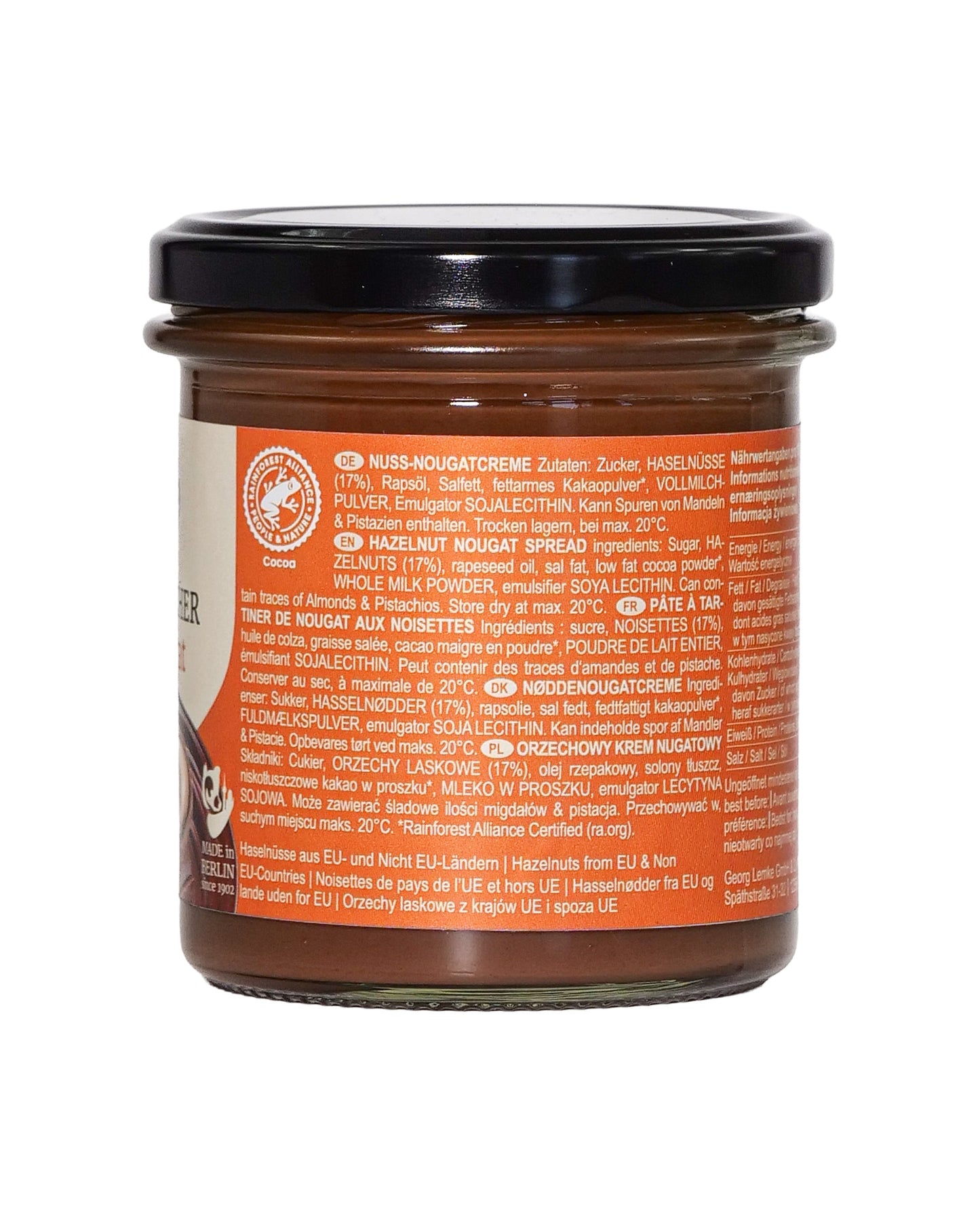 Cremă de nuga cu nuci City Stroller - Caracteristică principală: Cremă de nuga cu nuci, 17% miez de alune, cremă dulce