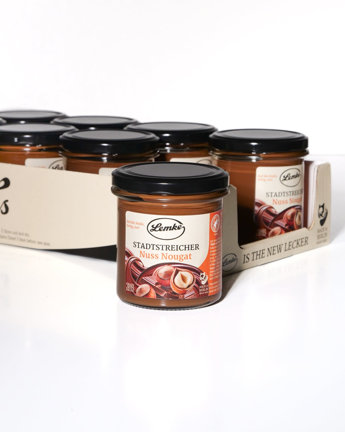 Cremă de nuga cu nuci City Stroller - Caracteristică principală: Cremă de nuga cu nuci, 17% miez de alune, cremă dulce