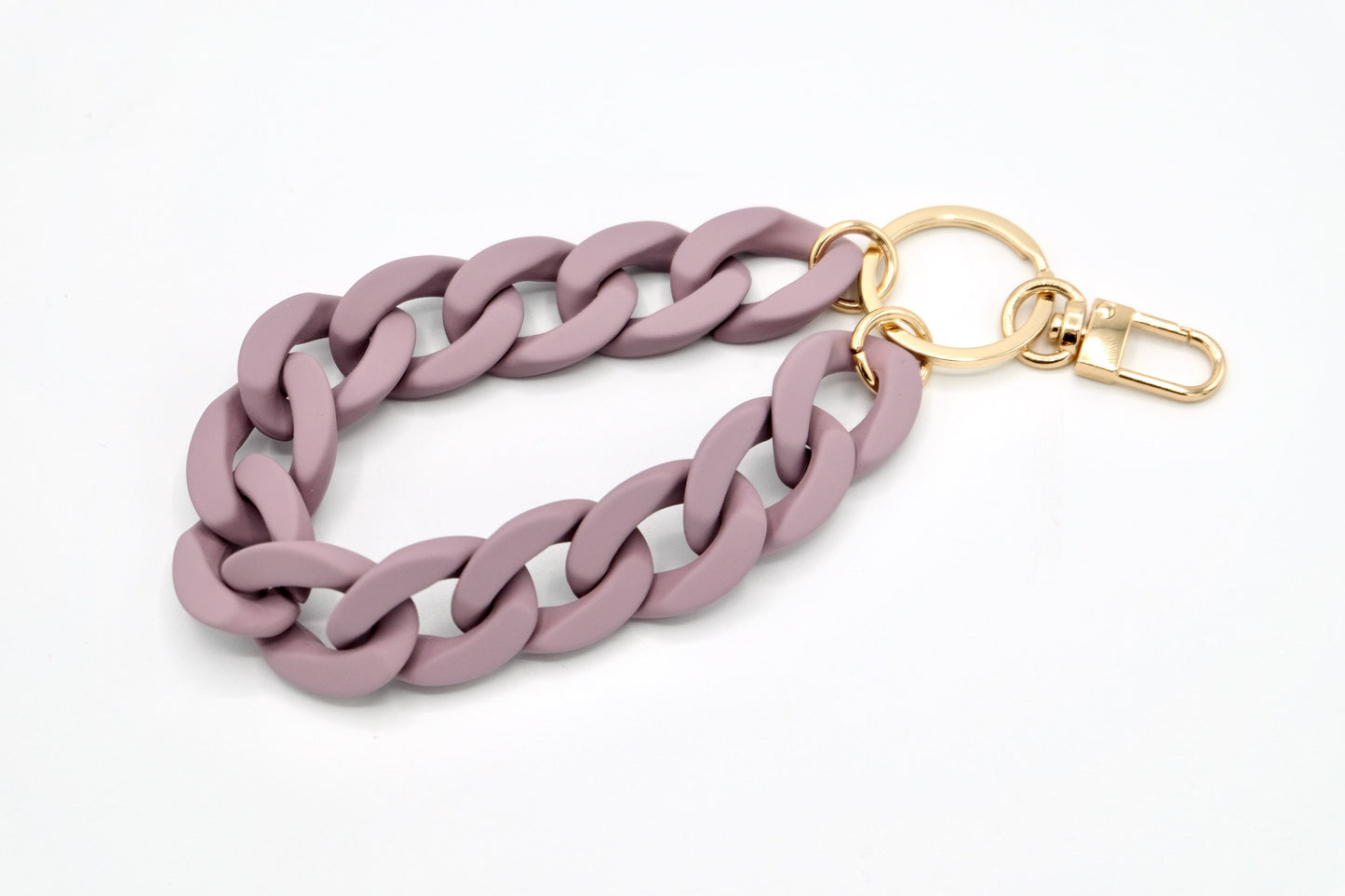 Brelok z karabińczykiem "RUBBER EDITION" Fioletowy mat