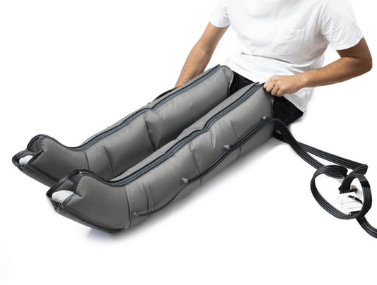 Dispozitiv de drenaj limfatic pentru picioare – Masaj pneumatic cu 4 camere