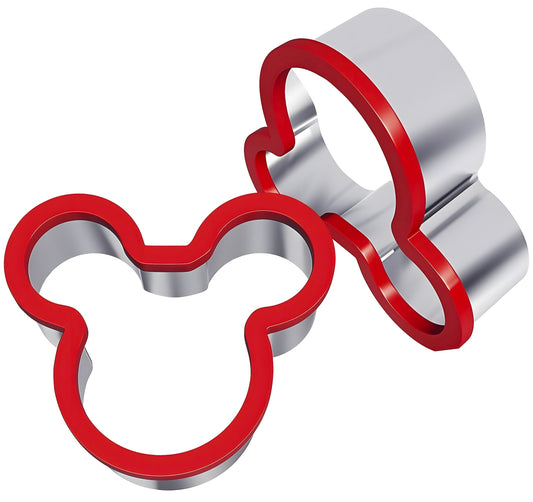 Maus Ausstechformen Edelstahl - Kapazität 2er Set Größe 6 cm