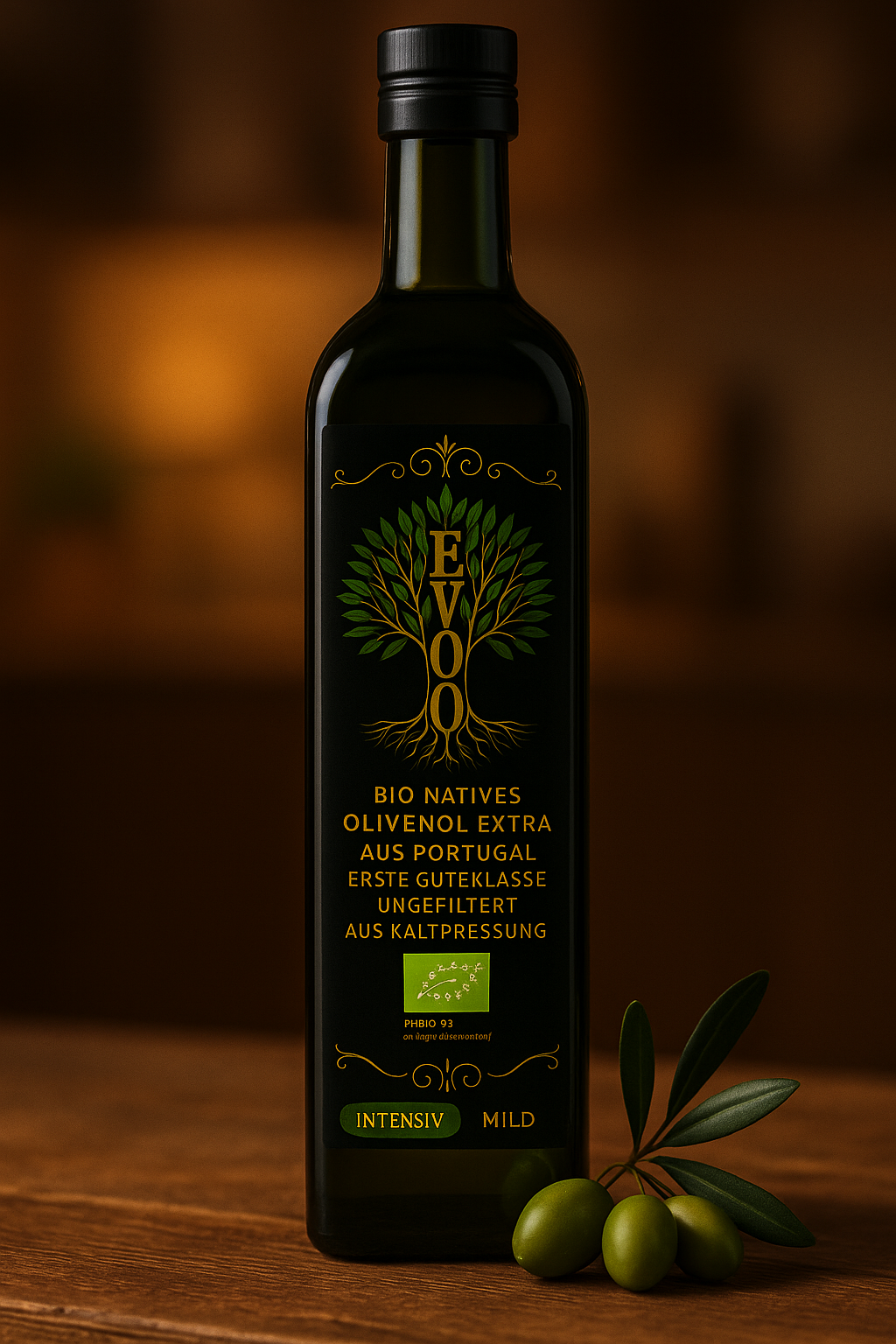 Faire Früchte Intensiv Olivenöl - Cobrançosa Picual, 0,75L Bio