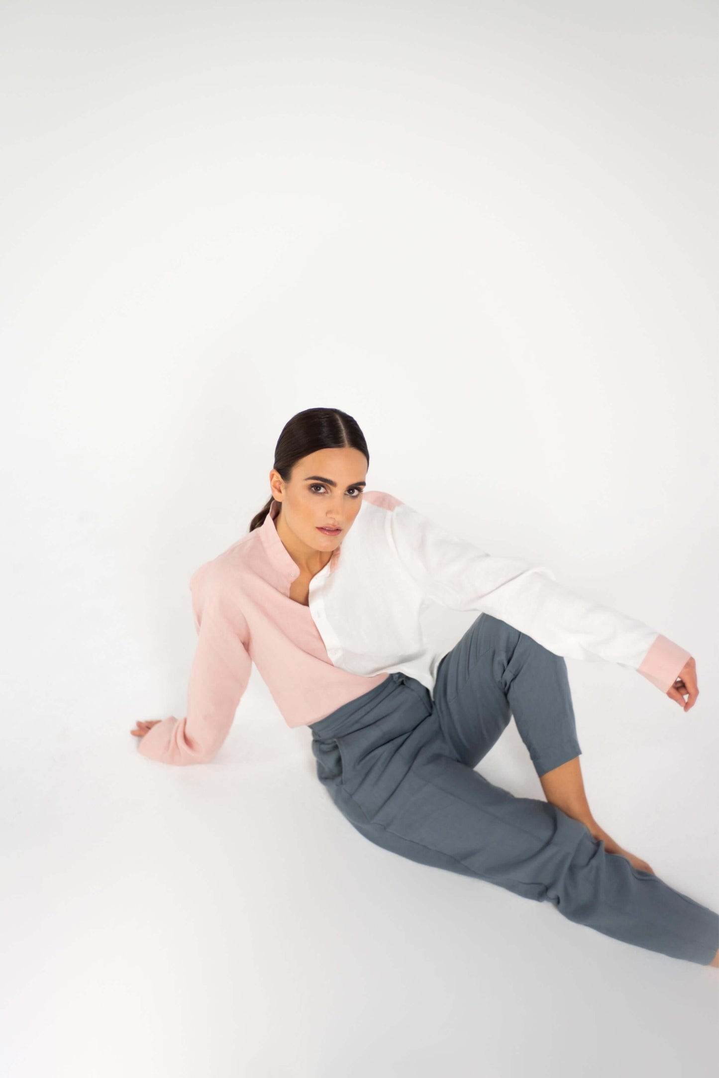 Podwójna koszula lniana