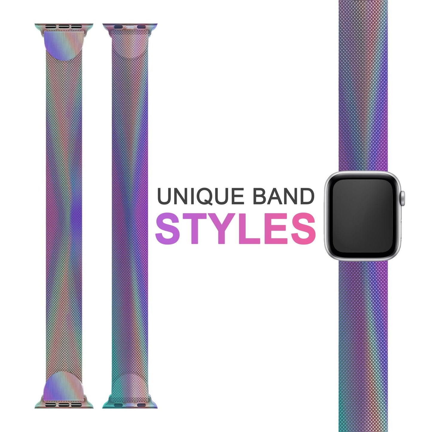 Milanaise Metall Armband für Apple Watch Ultra/Se/8/7/6/5/4/3/2/1, 42/44/45/49mm