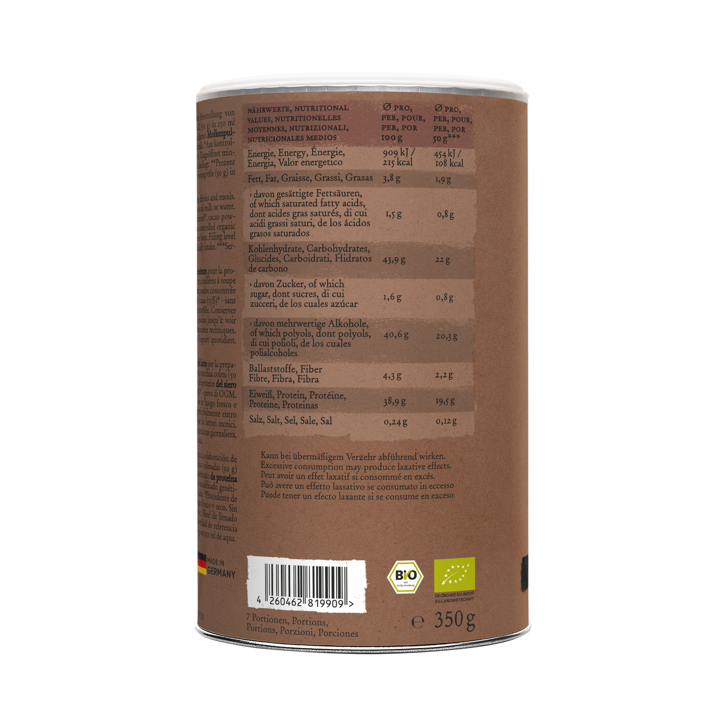 Whey Protein - NO ADDED SUGAR - Cacao