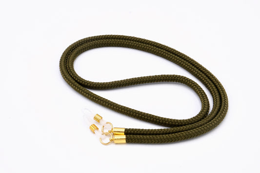 Brillenband 4mm Olive