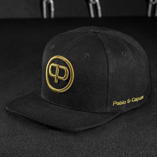 Snapback Cap - Black & Gold