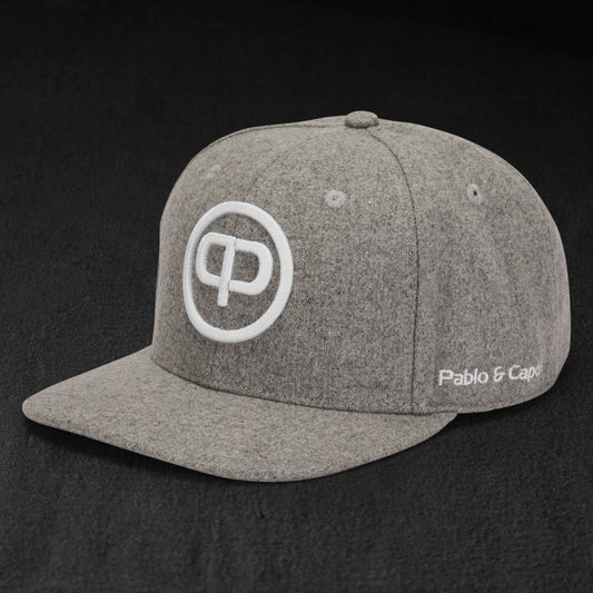 Snapback Cap - Granite & White