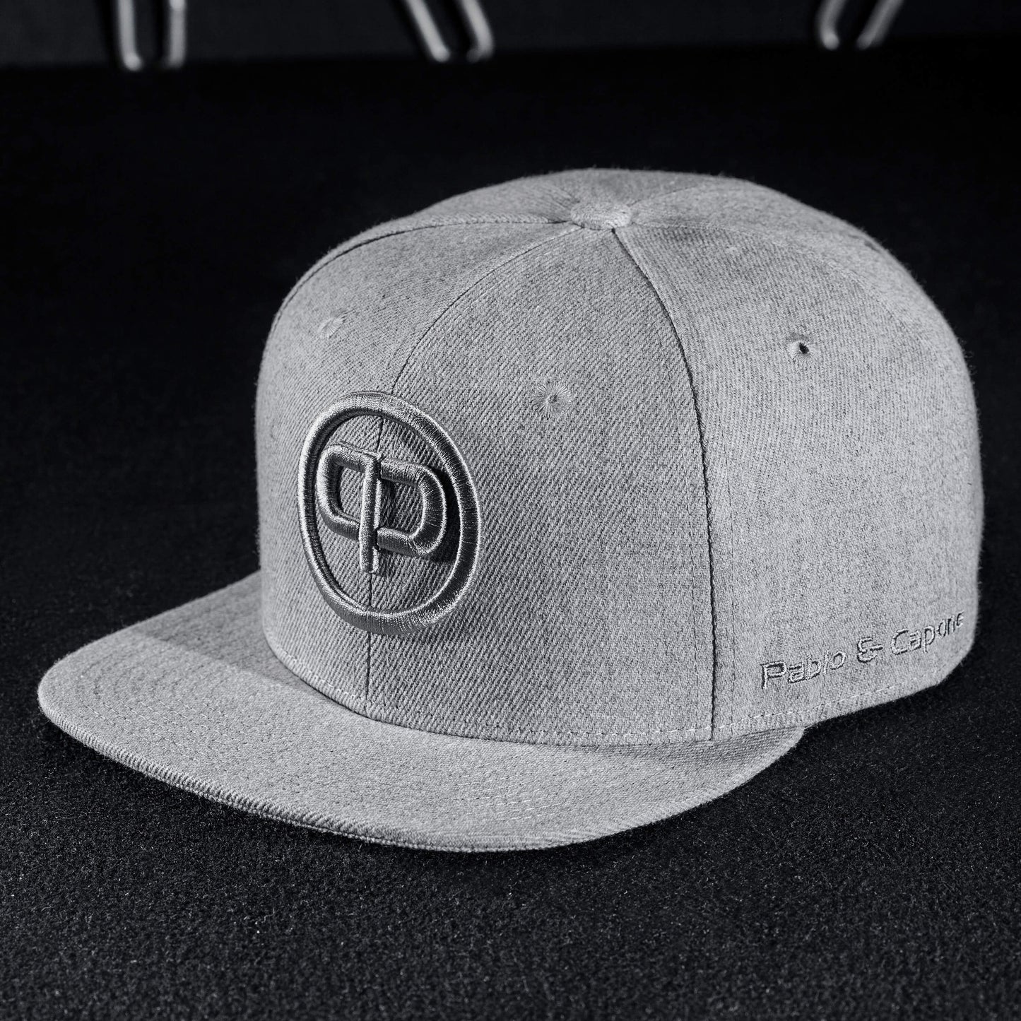 Snapback Cap - Grey & Grey