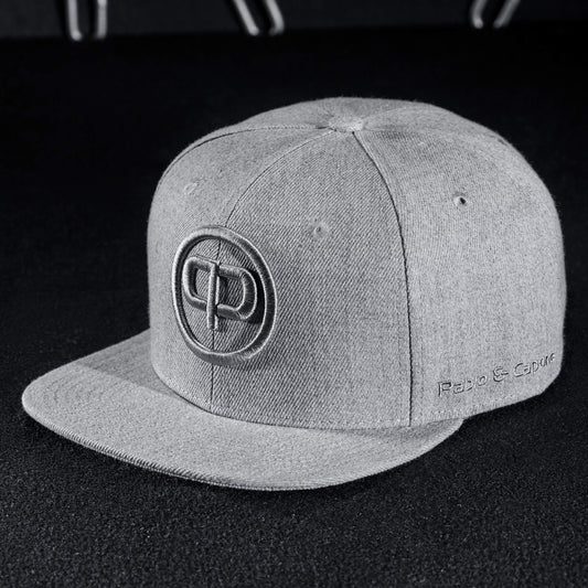 Snapback Cap - Grey & Grey