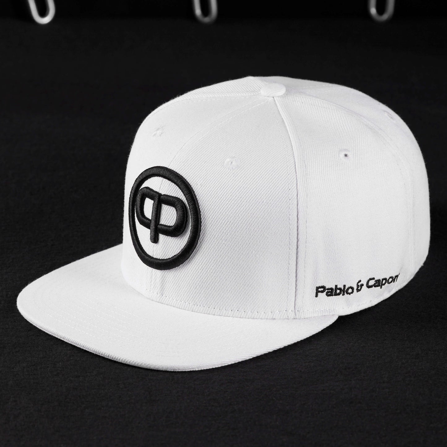 Snapback Cap - White & Black