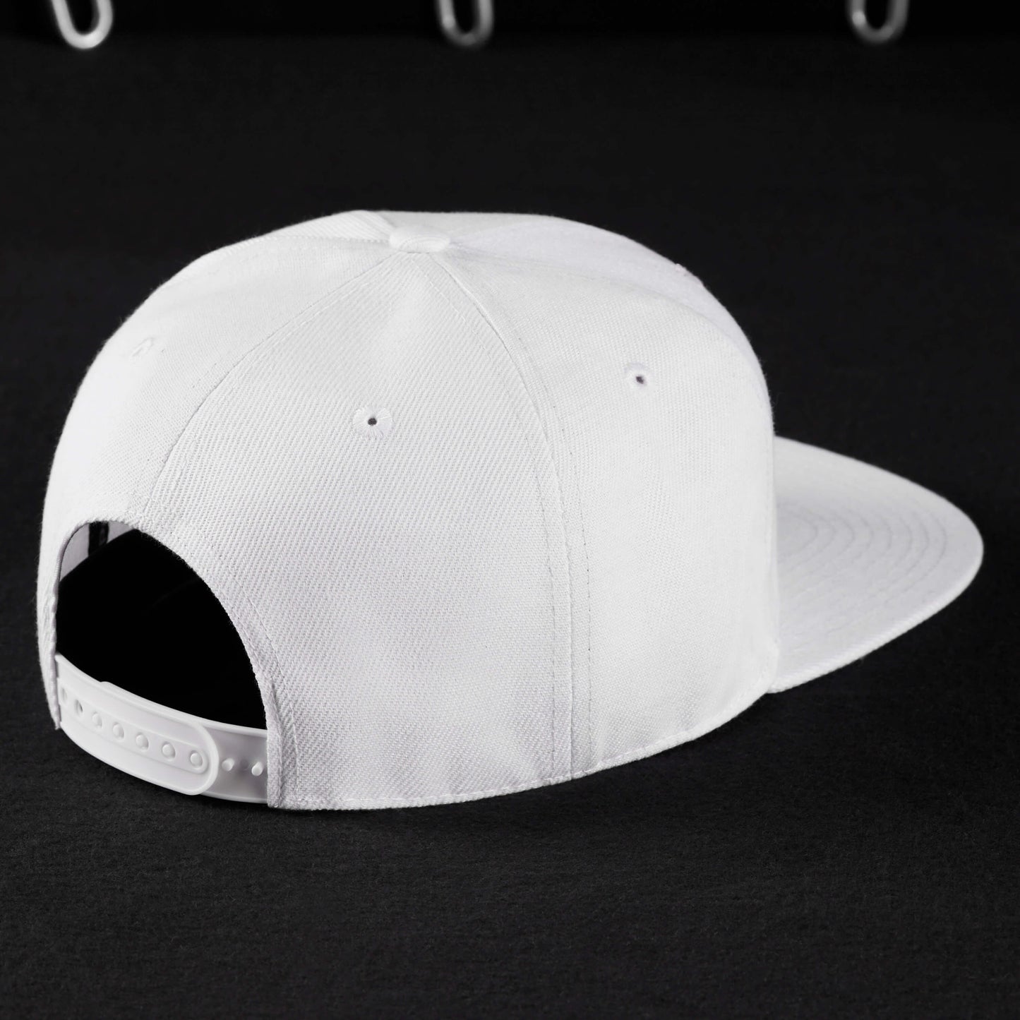 Snapback Cap - White & Black