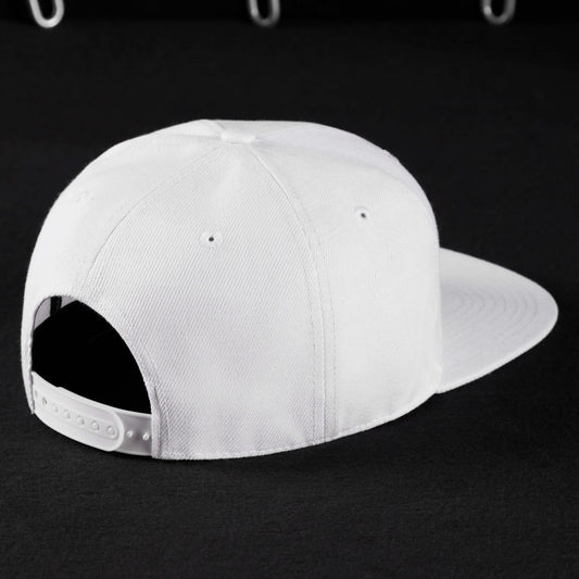 Snapback Cap - White & Black