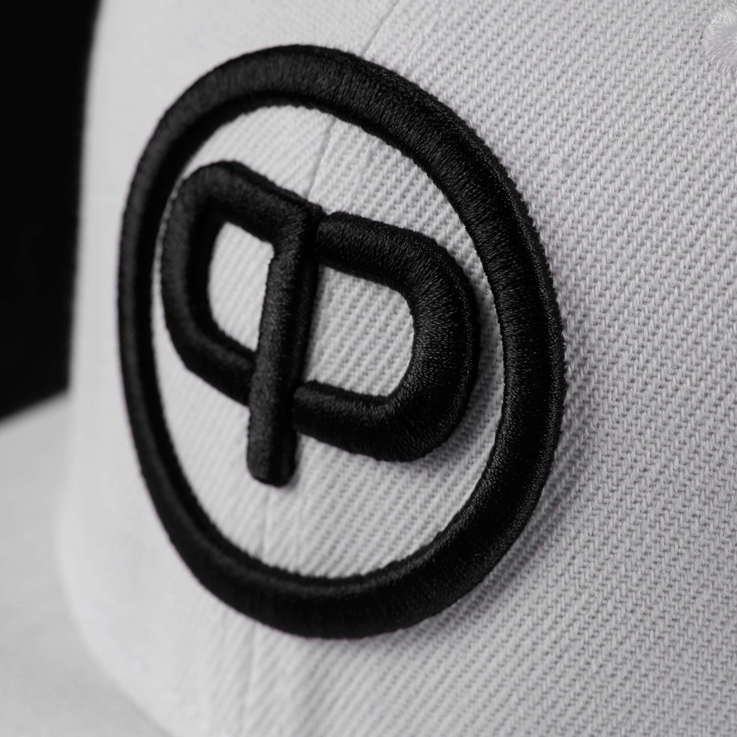 Snapback Cap - White & Black