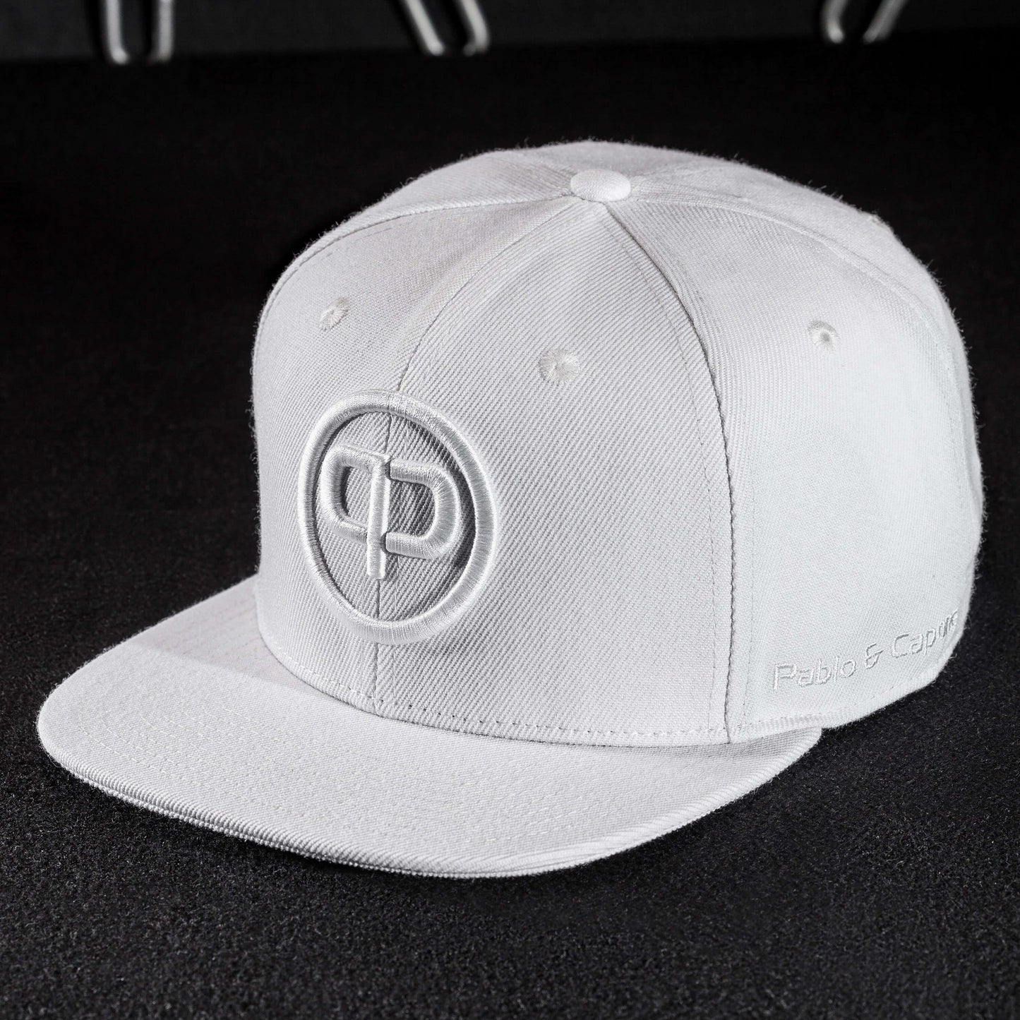 Snapback Cap - White & White