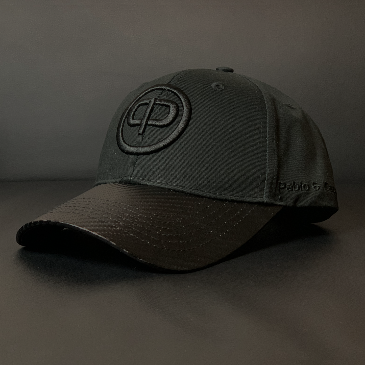 Baseball Cap - Black & Black Carbon