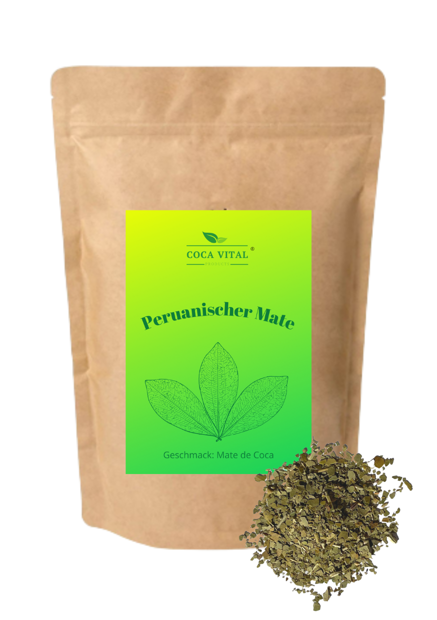 Coca Vital Peruvian Mate Caracteristici principale - Conținut 100 g, dimensiuni 12x6 cm, origine Anzi