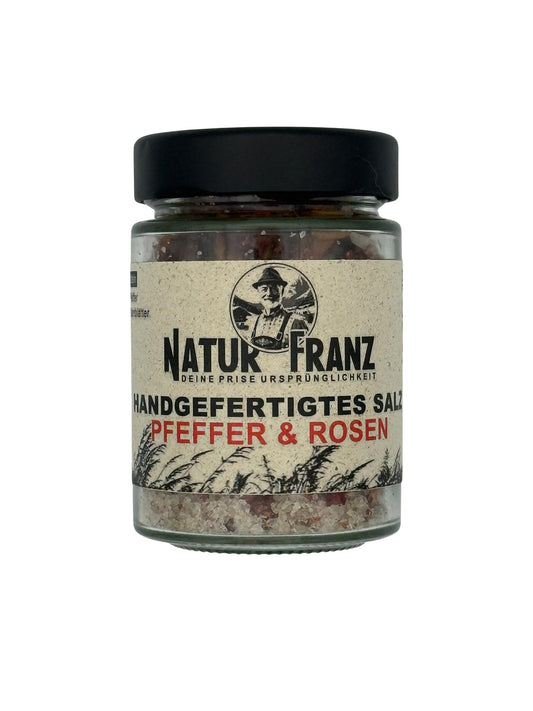 Piper și trandafir Piper roz ușor cu petale de trandafir - Conținut 50 g, Dimensiune 4 x 4 cm