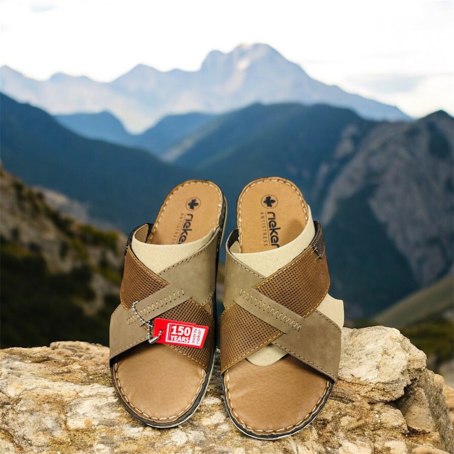 Rieker Herren Pantoletten