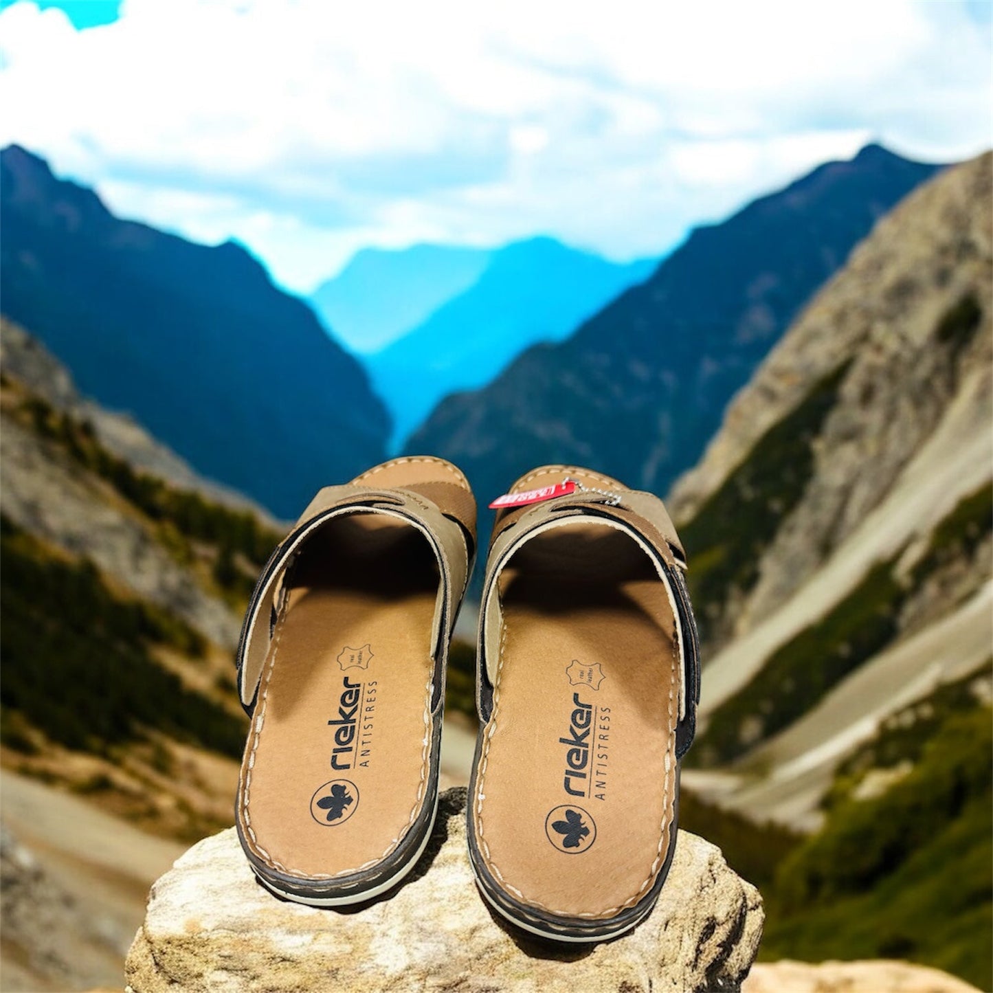 Rieker Herren Pantoletten