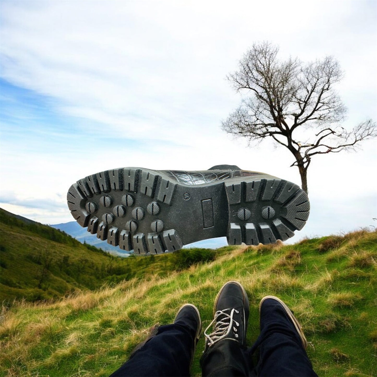 NoGRZ damen chelsea Kroko Muster winter Stiefeletten