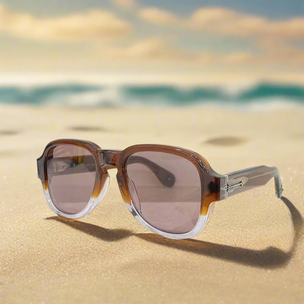 Jacques Marie Mage RED CLOUD Solid thick and old money type sunglasses