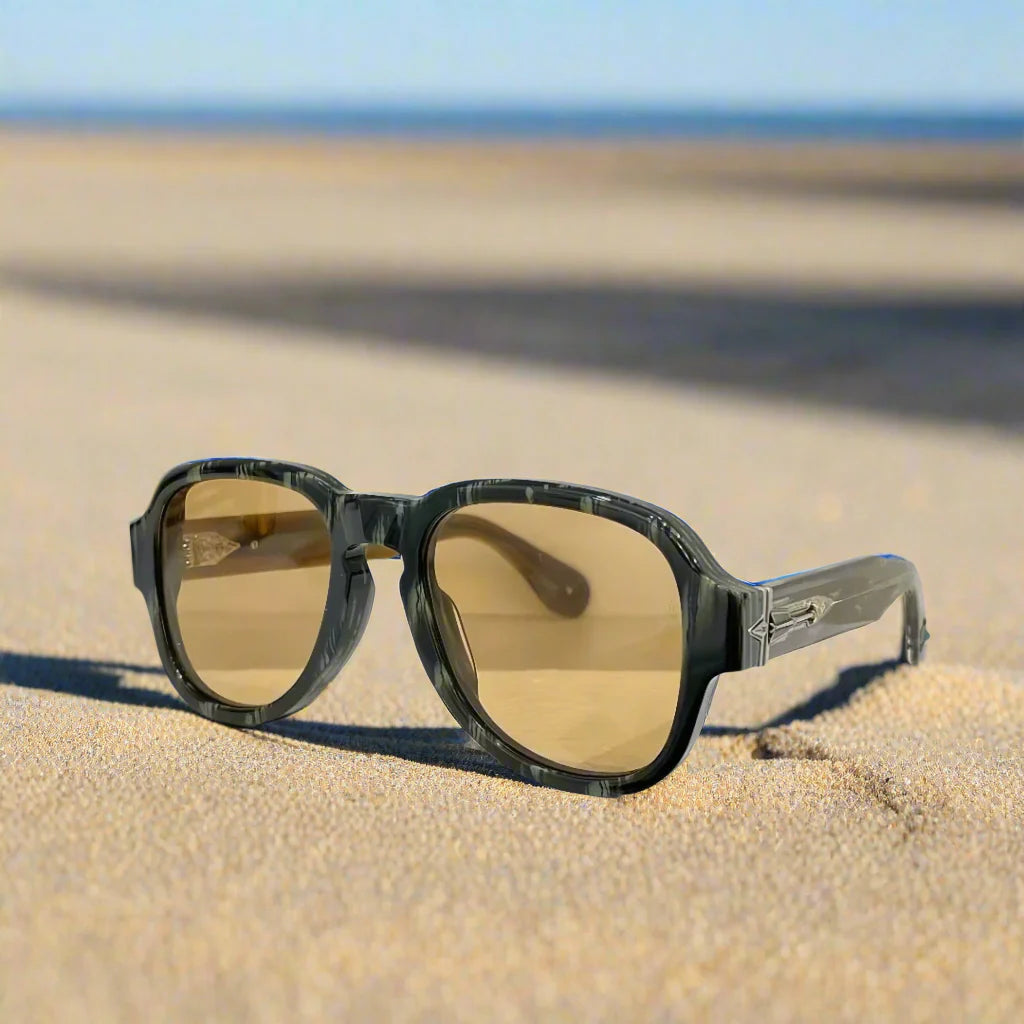 Jacques Marie Mage RED CLOUD Solid thick and old money type sunglasses