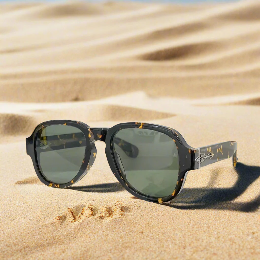 Jacques Marie Mage RED CLOUD Solid thick and old money type sunglasses