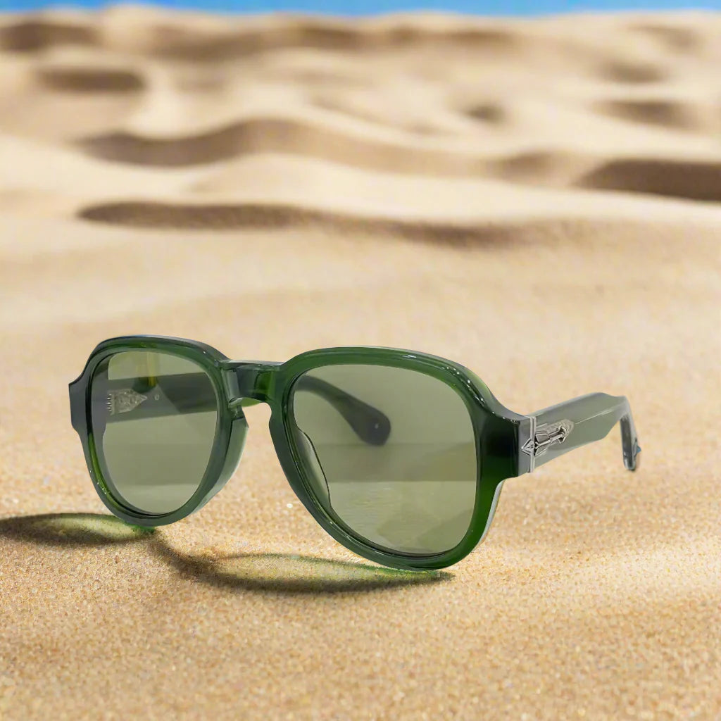 Jacques Marie Mage RED CLOUD Solid thick and old money type sunglasses