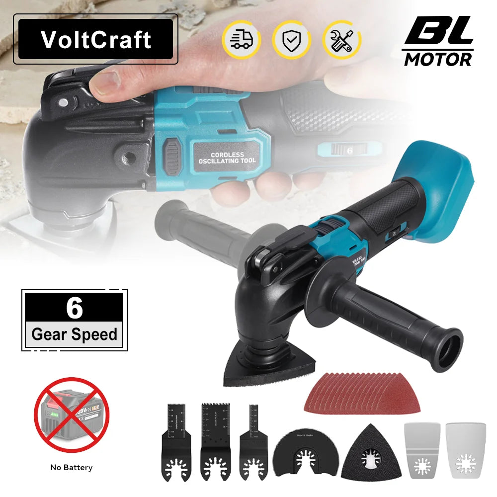 Multifunktionswerkzeug 2025: 6-Gang Brushless Oscillating - Electric Saw Cutting Polishing Makita 18V Collection