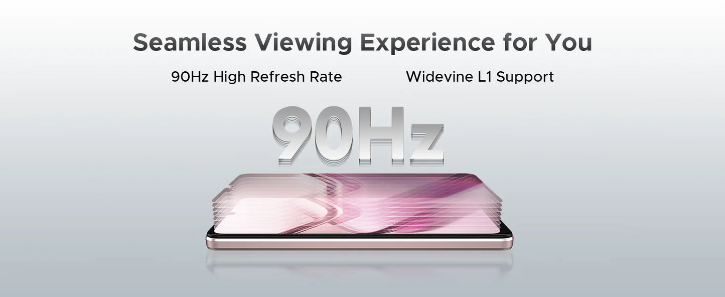 DOOGEE Note58 Pro NFC - 6250mAh Akku, 256GB Speicher, 6,75Zoll Display