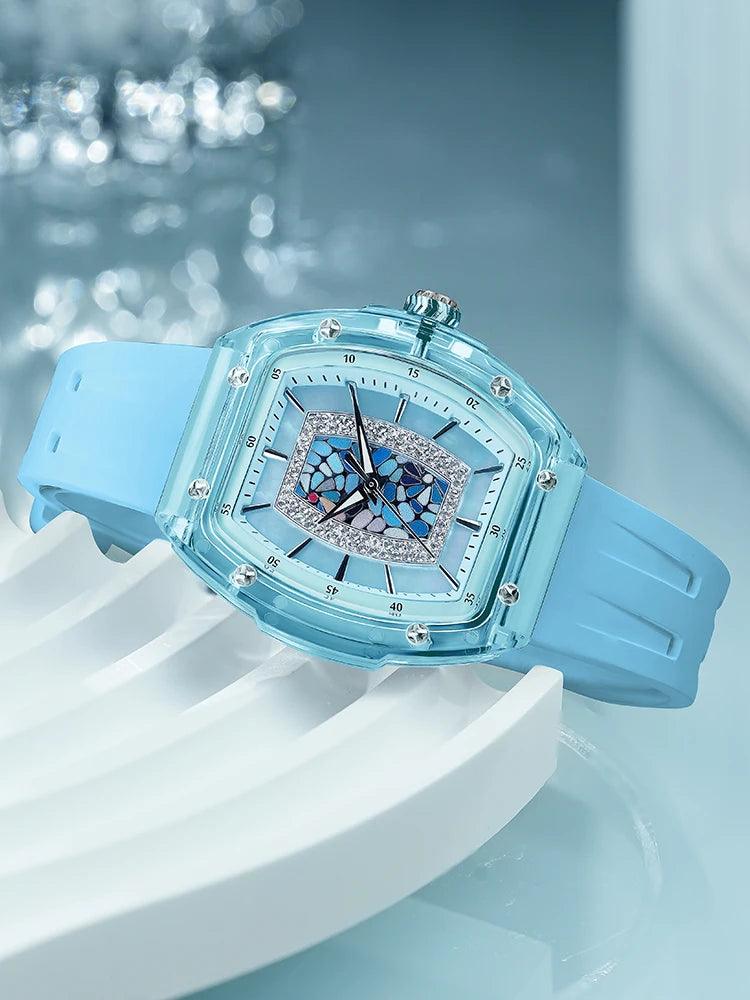 Dubai watch fashion crystal quartz wristwatch precious gift for girls