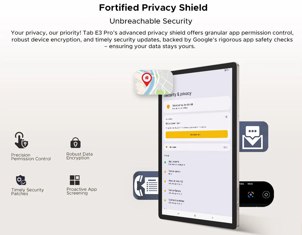 DOOGEE Tab E3 Pro 2-in-1 Tablet-PC - 256 GB ROM, 11000 mAh, 13 Zoll