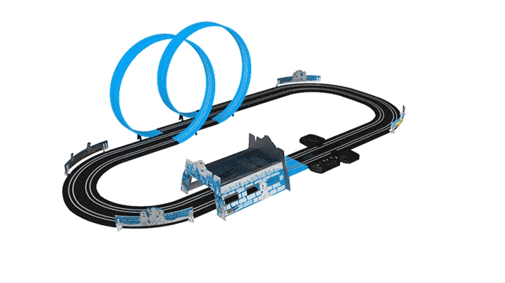 Railway Track Toy Set Racing Track Electric Double Remote Control Car Interactive Autorama Circuit Voiture Toy For Boy Children