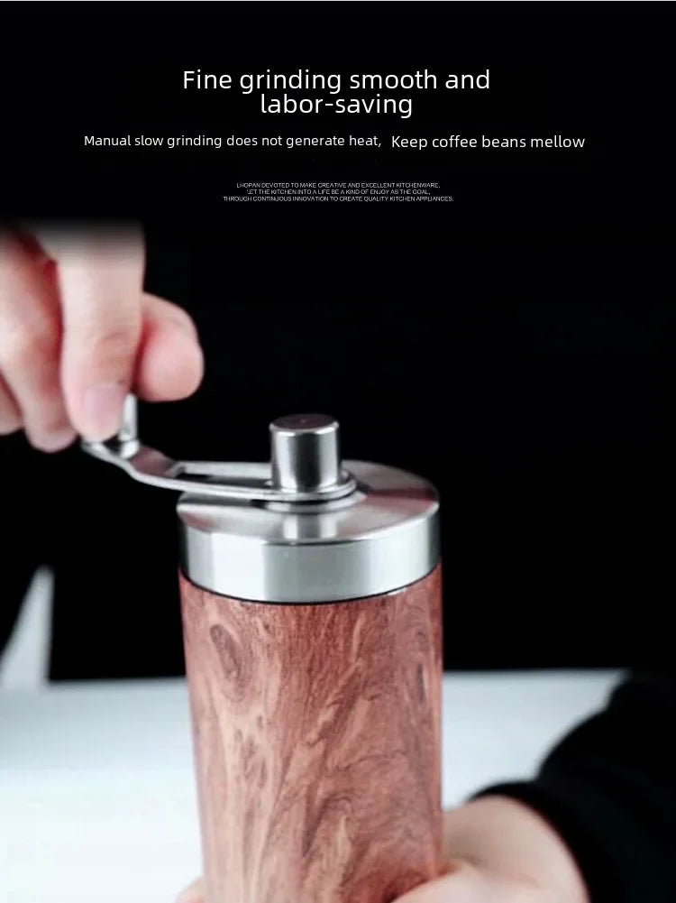 Portable Manual Coffee Grinder Espresso Machine Set Hand-cranked Bean Grinder Espresso Maker Suitable Home Travel