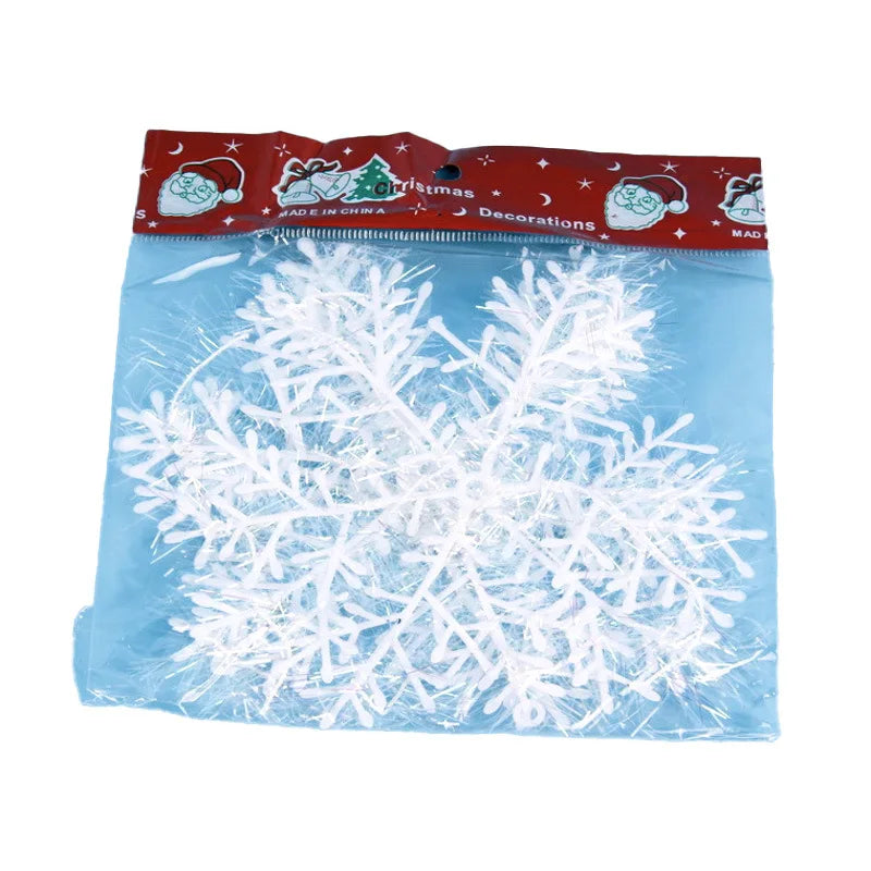 EverSnow Schneeflocken Anhänger Glitter - Größe Klein, 3er Set