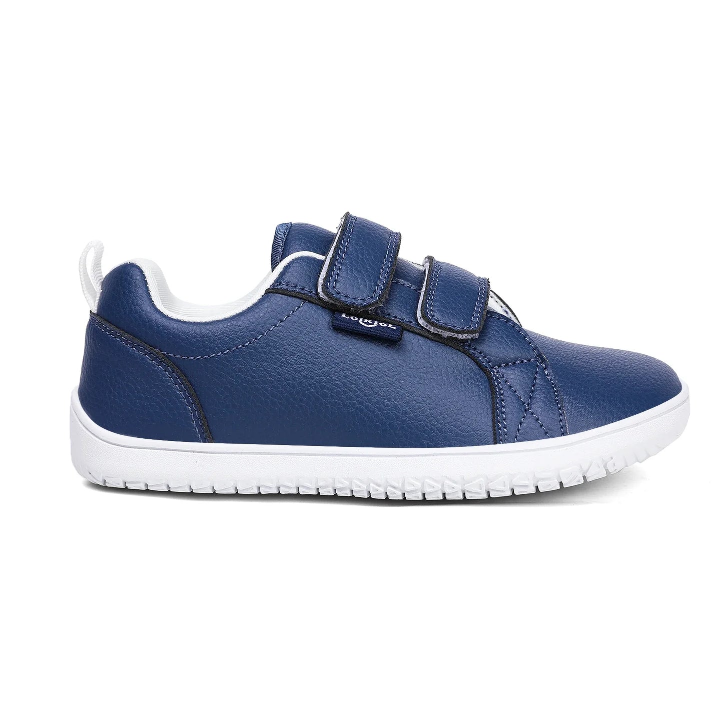 Jungen Mädchen Barfuß Schuhe - Kinder Weite Zehen Minimalistische Mode Sneaker - Leichtgewicht Klettverschluss Kunstleder Walking Flats