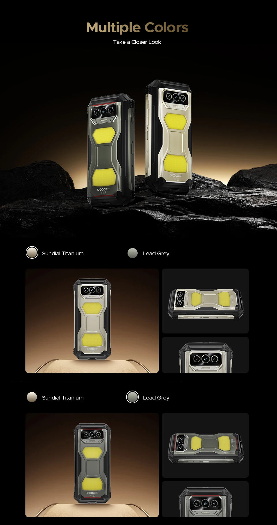 DOOGEE V Max S Robustes 5G - Kapazität 22000mAh 33W 6,58 Zoll