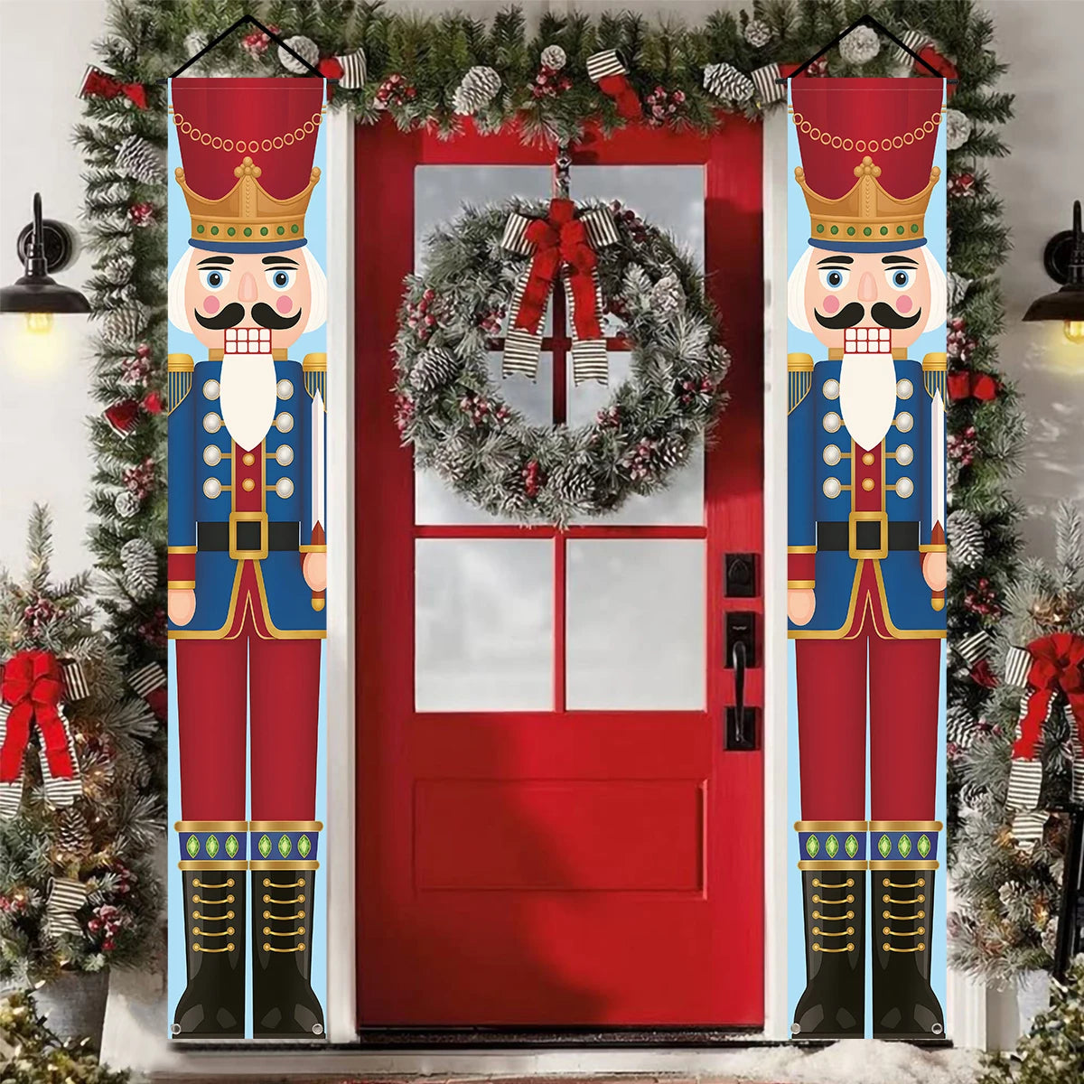 CN Zhejiang Türbanner Weihnachtsdeko - Größe Groß, Polyester