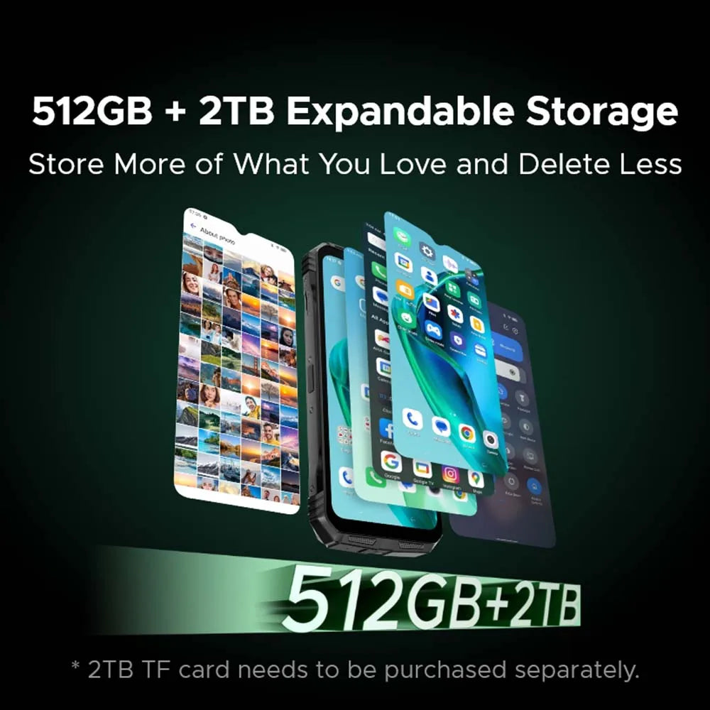 Doogee S Cyber Pro Robustes - 10800 mAh, 33W, 6.6 Zoll